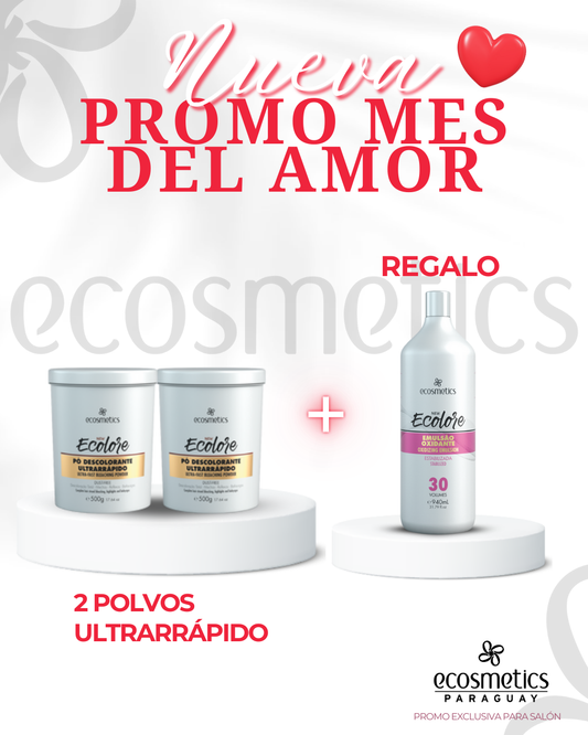 2 POLVOS ULTRARRÁPIDO Regalo: 1 agua de 30