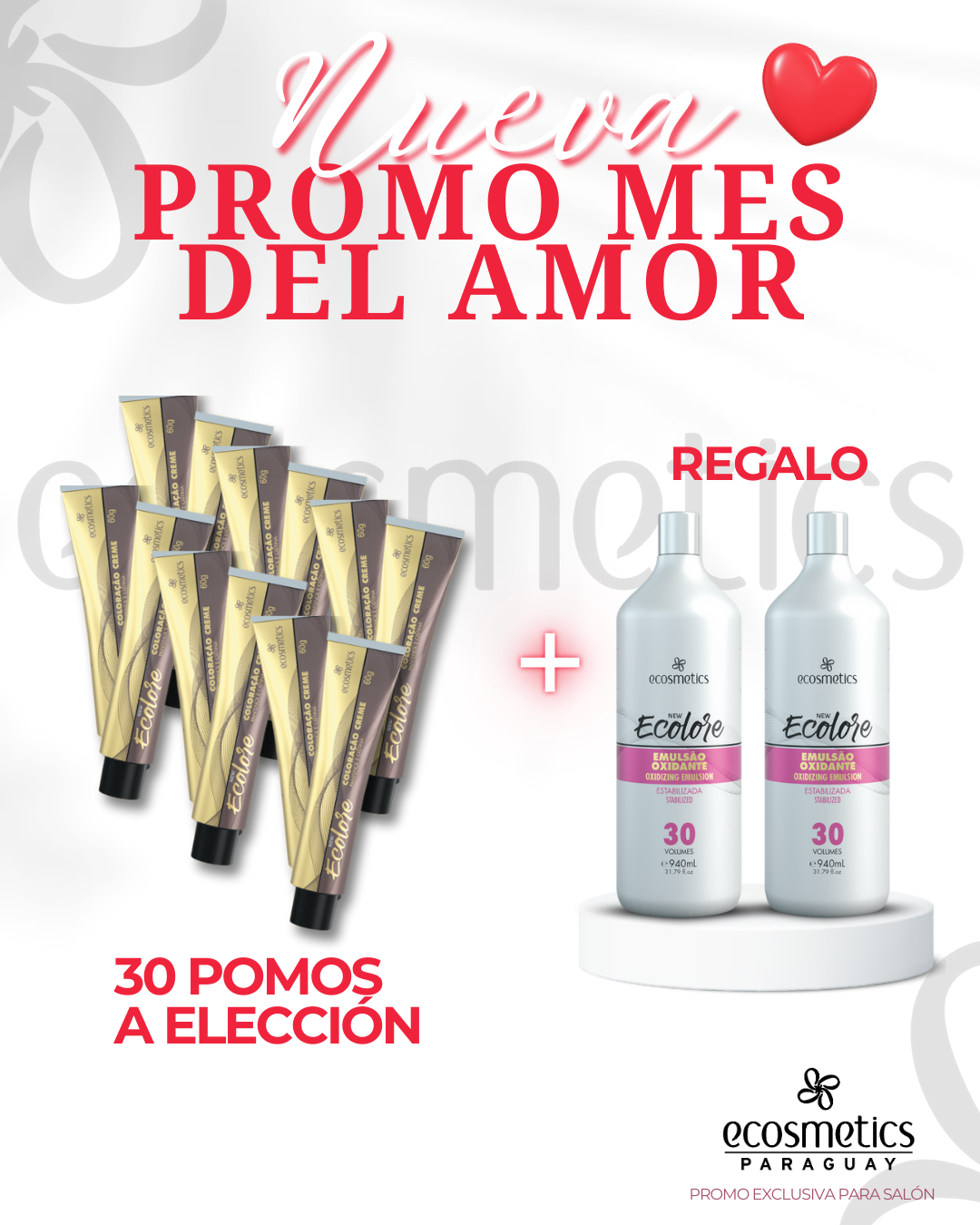 30 pomos a elección Regalo: 2 agua de 30