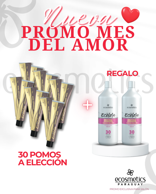 30 pomos a elección Regalo: 2 agua de 30