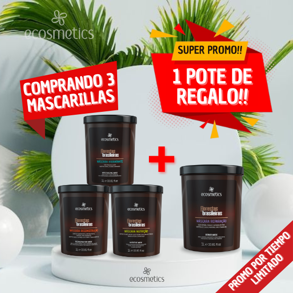 MASCARAS FLORESTAS BRASILEIRAS 1000ml.